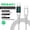 WHITE, variant on Silicone 240W Digital Display USB C to Type C Fast Charging Data Wire Cable For Iphone 15 16 17 Pro Max Samsung s26 s25 Xiaomi