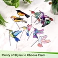 thumbnail image 4 of Uxcell 2-Pack Abrazaderas para Macetas de Aves, Estacas de Jardín de Colibrí de Acrílico de 3.5/3.5" para Decoración de Colgadores de Jardineras [Estilo 9/13], 4 of 7