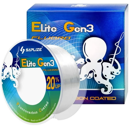 EAYY 100% Fluorocarbon Coated Monofilament Fishing Line, 6lb-22lb,  Invisible in Water, Easy Casting, Fast Sinking, High Sensitivity, Super  Abrasion Resistance, Low Stretch, UV Resistance 