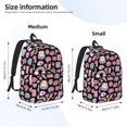 thumbnail image 2 of Yiaed Elements Print Print Laptop Backpack Travel Canvas Backpack Vintage Aesthetic Backpack for School Knapsack Backpack Backpack for School-Medium, 2 of 5