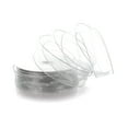 thumbnail image 1 of Ribbon Traditions 1.5" Wired Sheer Organza Ribbon Silver 50 Yards, 1 of 4