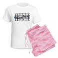 thumbnail image 6 of CafePress - Clarinet Women's Light Pajamas - Women's Short Sleeve Print T-Shirt and Pants Light Cotton Pajama Set, 6 of 7