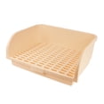 thumbnail image 1 of Rabbit Litter Bedding Box Cage Potty Pet Ferret Beige, 1 of 8