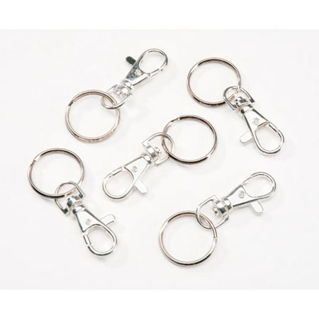 - Bv Big Clasp 40Mm Brt Silver 5Pc
