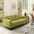 thumbnail image 4 of Modern Contemporary Living Room Upholstered Sofa Green, 4 of 4