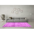 thumbnail image 3 of Ahgly Company Indoor Rectangle Abstract Pink Contemporary Area Rugs, 8' x 10', 3 of 4