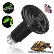 25W/50W/75W/100W CERAMIC HEAT EMITTER BROODER INFRARED LAMP BULB For Reptile Pet Amphibian Use Pet Reptile Pet Supplies 110V