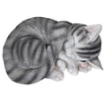 thumbnail image 1 of Gato Durmiente De Jardín, Adornos De Arte De Gato Lindo, Manualidades De Jardín Para Césped De Patio Advancent HA041318-01, 1 of 6