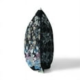 thumbnail image 3 of Papillon Paradise Indoor/Outdoor Pillow with Removable Cover in Black 20x20, 3 of 9
