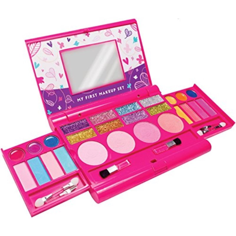 My First  Makeup  Set Girls Makeup  Kit  Fold Out Makeup  