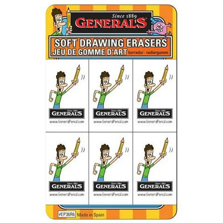 General Pencil - Soft Drawing Eraser Set