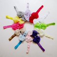 thumbnail image 3 of Yoyauz Elastic Nylon Headband Bow For Newborns, Babies, Toddlers - Handmade Baby Hair Accessories For Girls, 3 of 7