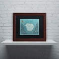 thumbnail image 3 of Trademark Fine Art "Garden Elephant" Canvas Art by Carla Martell, Black Matte, Wood Frame, 3 of 3