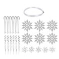 thumbnail image 1 of De Carámbanos De Acrílico De Navidad Colgantes De Copo De Nieve Conjunto De Adornos De Copo De Nieve De Carámbano De Navidad 24 Piezas Vogacara HA038090-00, 1 of 6