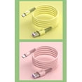 thumbnail image 1 of Silicone Charging Line USB TPE Data Transferring Cable Charging Cord with Light for iOS 2m, 1 of 2