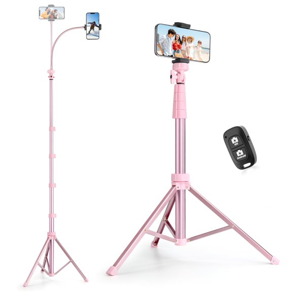 Trípode para teléfono y selfie stick SENSYNE 88 con control remoto inalámbrico