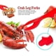 thumbnail image 4 of 7 Pcs Seafood Tools Set Includes 2 Crab Crackers, 2 Lobster Shells, 2 Crab Forks/ and 1 Seafood Sci, 4 of 5