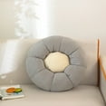 thumbnail image 2 of Outoloxit Sunflower Cushion 20 Inch Round Velvet Seat Pillow for Living Room, Office and Tatami Floor, 2 of 8