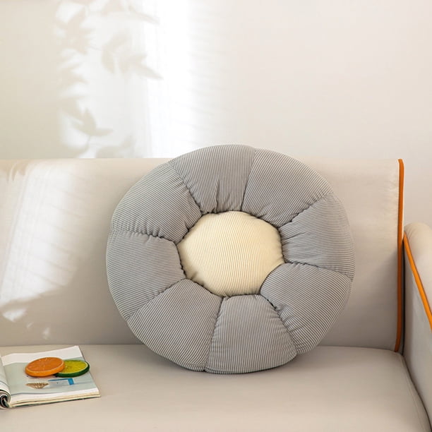 Cojín de flores para sala de estar, oficina, tatami, cojín de flores de sol, cojín, almohada y cojín de respaldo para asiento.