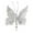 Silver, variant on Virelaxpo Christmas Butterfly Decoration for Tree and Wall - Sequined Clip-On Butterflies in Festive Colors, Easy to Hang for Holiday Ambiance Enhancement