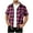 Hot Pink, variant on Mens Short Sleeve Button Down Shirt Plaid Button Up Shirts Casual Work Shirts Yellow XL(XL)