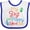 White and Royal, variant on Inktastic My Gigi and Poppy Love Me Boys or Girls Baby Bib
