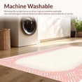 thumbnail image 4 of Ultra Soft Area Rug Trendy Minimalist Design Circular Motifs, Non Slip, Stain Resistant, Washable Area Rugs for Living Room, Bedroom, Young Spaces 2x3ft, 4 of 6