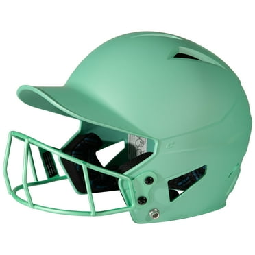HX Matte Softball Helmet w/Facemask - MINT
