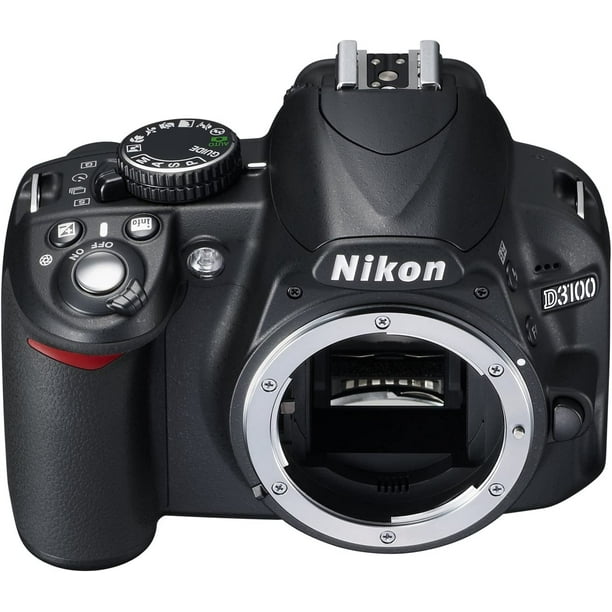 Nikon D3100 14.2MP DX-Format DSLR Digital Camera (Body) - (Black