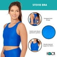 thumbnail image 5 of Kadi Women's Printed Stevie Bra, Metro Print - Royal, Small, 5 of 6