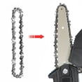 thumbnail image 4 of Landgoo 4 Inch Chainsaw Chain and Guide 1/4 Pitch 0.043"Gauge 28 DRIVE LINKS for Mini Electric Chainsaw Tools, 4 of 7