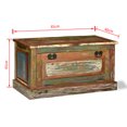 thumbnail image 4 of vidaXL Shoe Storage Bench Solid Reclaimed Wood, 4 of 5