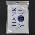 thumbnail image 3 of Rottweiler Black and Rust Thank You Greeting Cards and Envelopes Pack of 8 7 in x 5 in, 3 of 3
