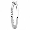 thumbnail image 3 of High polished (no plating) Stainless Steel Ring with AAA Grade CZ in Clear for Women Style DA155, 3 of 4