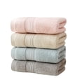 thumbnail image 5 of Nvzi 1 toalla de algodón, toalla de mano de algodón suave para el hogar, súper suave, altamente absorbente para ducha, piscina, toalla de mano de 12,99 x 29,74 pulgadas (gris), 5 of 5