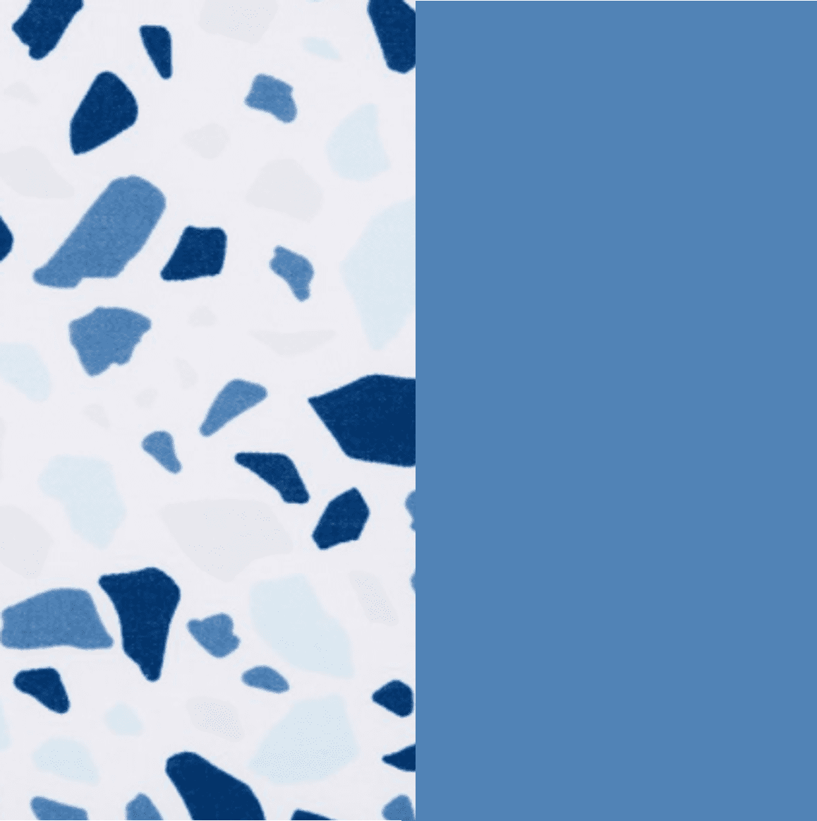 Parent's Choice Fitted Crib Sheets, Blue Terrazzo, 2 Count