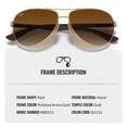 thumbnail image 3 of Ray-Ban RB8313 CARBON FIBRE Pilot Shaped Non-Polarized Sunglasses for Men - Includes Official RAYBAN Eyewear Kit - Ideal Formal & Casual Wear Sunglasses - Light Brown Gradient Lens, 3 of 7