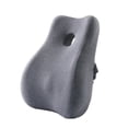 thumbnail image 2 of Milaget Lumbar Support Pillow Memory Foam Back Cushion for Car Seats Sofas Recliners grey, 2 of 9