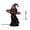B, variant on Sulaicai Stained Glass Owl Witch Hat Lamp Halloween Decor, USB Powered Gothic Witch Hat Night Light, Handcrafted Retro Resin Witch Lamp, Halloween Decorations for Bedroom & Bookshelf
