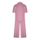 thumbnail image 5 of ICHUANYI Clearance Women Casual Solid Turn-down Collar Cotton Linen Romper Long Playsuit Zipper Jumpsuit(Pink, XL) ICHUANYI WER2023080913848, 5 of 6