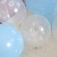 thumbnail image 2 of Globos de látex de copo de nieve congelado para niños, suministros de fiesta de Navidad y Año Nuevo, decoración artesanal, juguetes, 10/20（blue 10pcs, 2 of 5