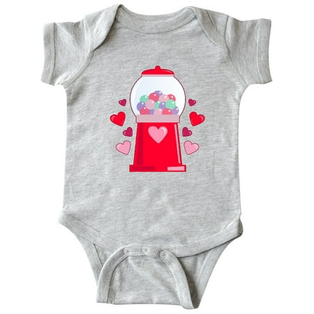 

Inktastic Valentine s Day Gum-Ball Machine Gift Baby Boy or Baby Girl Bodysuit