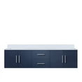 thumbnail image 3 of Geneva 72 in. W Navy Blue Double Bath Vanity and Cultured Marble Top, 3 of 11
