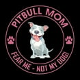 thumbnail image 3 of CafePress - PITBULL MOM Men's Dark Pajamas - Men's Dark Loose Fit Cotton Pajama Set, 3 of 7