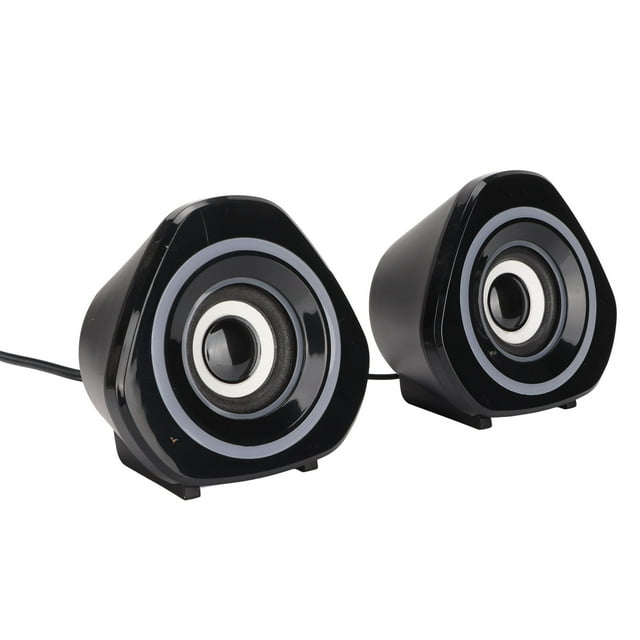 Altavoces pequeños Bling Bling USB para computadora de escritorio con Cable Funcionalidad inteligente