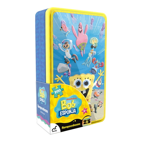 Rompecabezas Nickelodeon Tin Bob Esponja 300 piezas