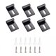 thumbnail image 1 of Clips para soporte de espejo,Clips para espejo Clips para colgar espejos de metal Hotel,Clips para soporte de espejo Soportes para espejo pesados,Accesorios para colgar espejos Tornillos para, 1 of 8