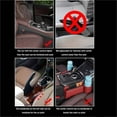 thumbnail image 5 of Car Leather Cup Holder Gap Bag, 2025 New Universal Car Seat Gap Storage Box, Adjustable Gap Filler Organizer with Cup Holder for Glasses Phones Keys Cards (Driver+Passenger), 5 of 7