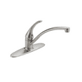 thumbnail image 1 of Delta B1310LF-SS Foundations Singl Handle Standard Kitchen Faucet Stainless Steel, 1 of 1