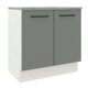 thumbnail image 1 of Madesa Gabinete Bajo de Cocina con Encimera 80cm Agata - Blanco/Gris, 1 of 10